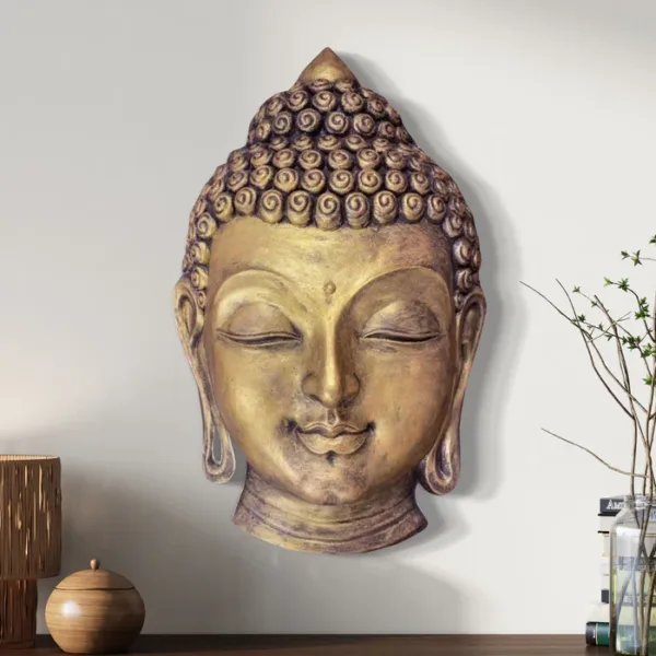 2.5 feet Buddha Face Wall Hanging