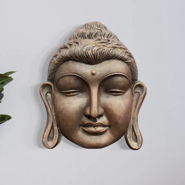 2 feet Buddha Face Wall Hanging - Image 3